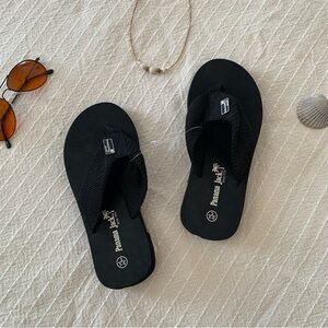 Y2K Panama Jack Black Platform Sandals